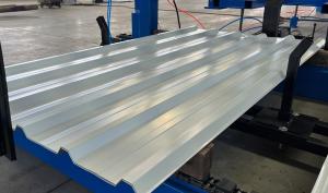 Quality Trapezoidal Galvalume Corrugated Metal Roof Panels 0.45mm TCT wholesale