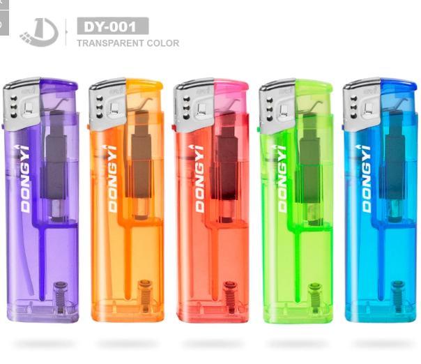 Dy-001 Wholesale High Quality Electron Disposable Piezo Lighter for Cigarette