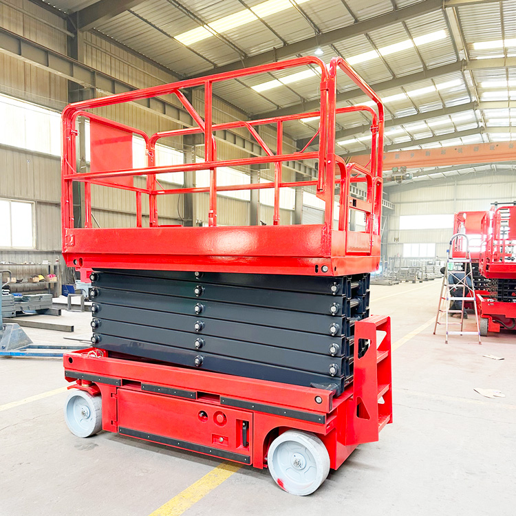 High Operating Efficiency Tracked Diesel Man Lift On Tracks with 48V/4.5kw Motor Power