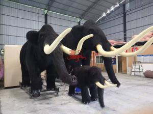 Quality Children Realistic Animatronic Animals Life Size Mammoth Customized wholesale