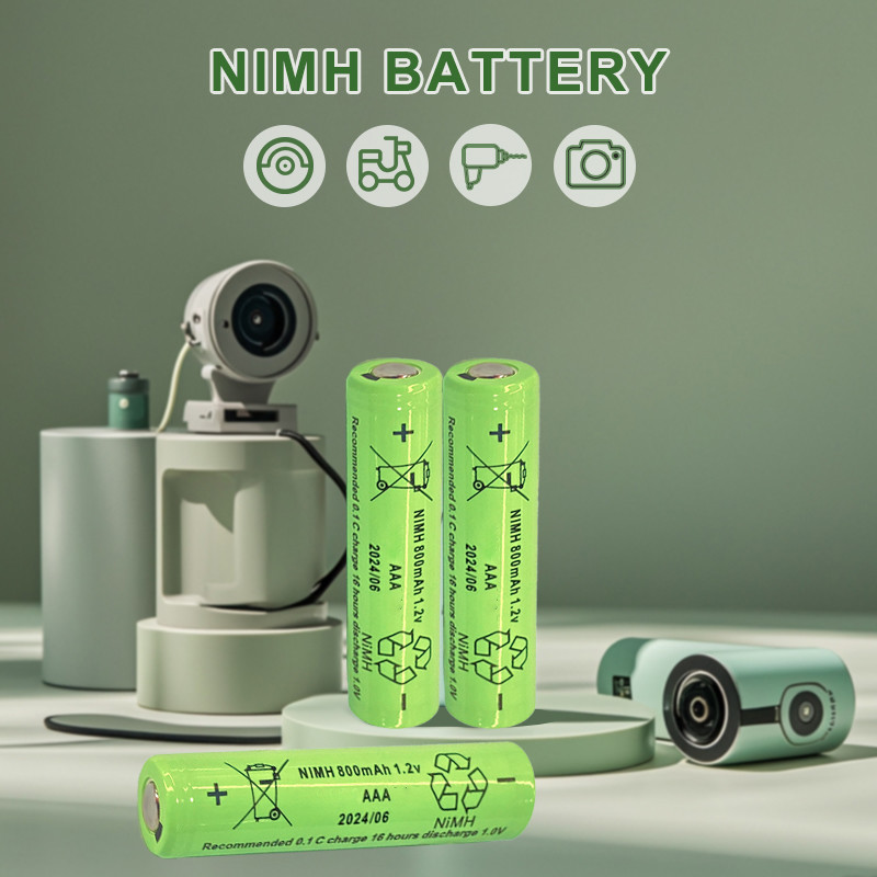 Rechargeable Battery Cells Nimh 1.2v Cell Quick Charge Aaa Size Batteries 800mah 1100mah