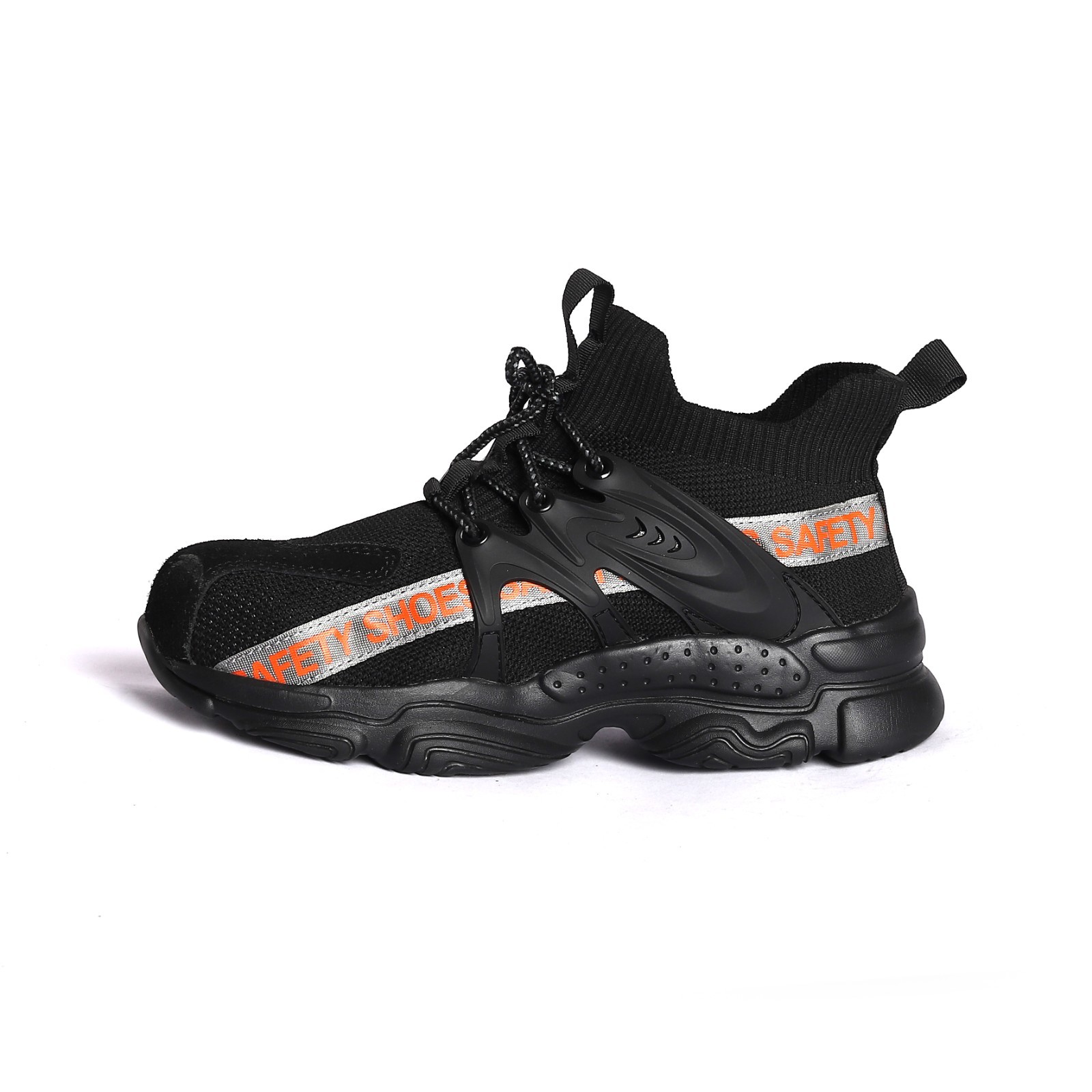 Metal Eyelets Protective Shoes With Low Top And Steel Toe And Kevlar Safety Shoes