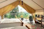 Steel Pipes Frame Luxury Tents For Resorts Canvans For Hotel Camping Customized