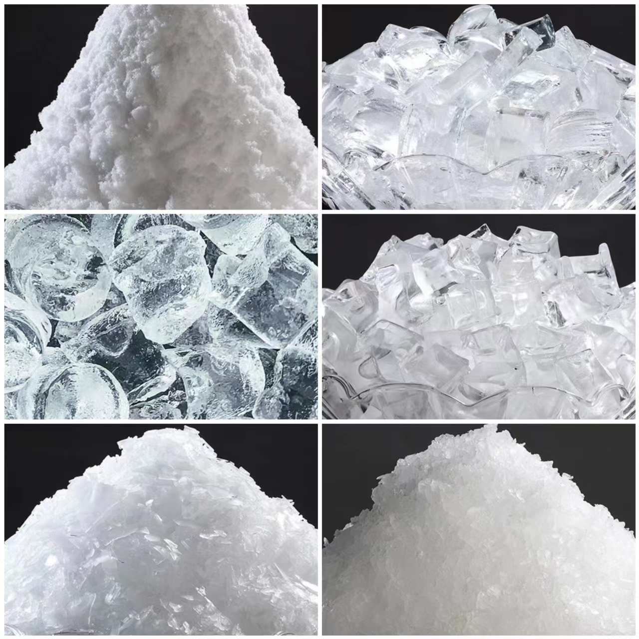 High Level 7700W Industrial Push Button Flake Ice Maker for Restaurant Water Cooling
