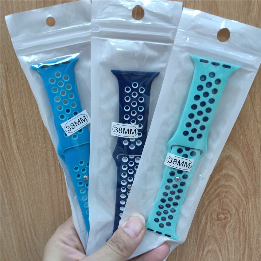 Multicolor Adjustable Silicone Watch Strap For Watch3 4 5 6 Generation