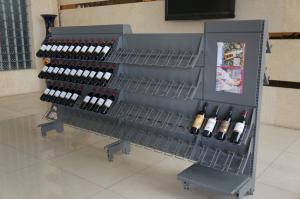 Quality Wine Gondola Supermarket Display Racks wholesale
