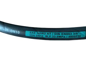 Quality 100m Hydraulic Rubber Hose Stainless Steel Braided SAE100 R2AT wholesale