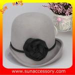 T2961232 Sun Accessory customized winner fashion 100% wool felt cloche hats,