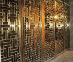 High-grade 304 stainless steel mirror rose gold stainless steel wall panels