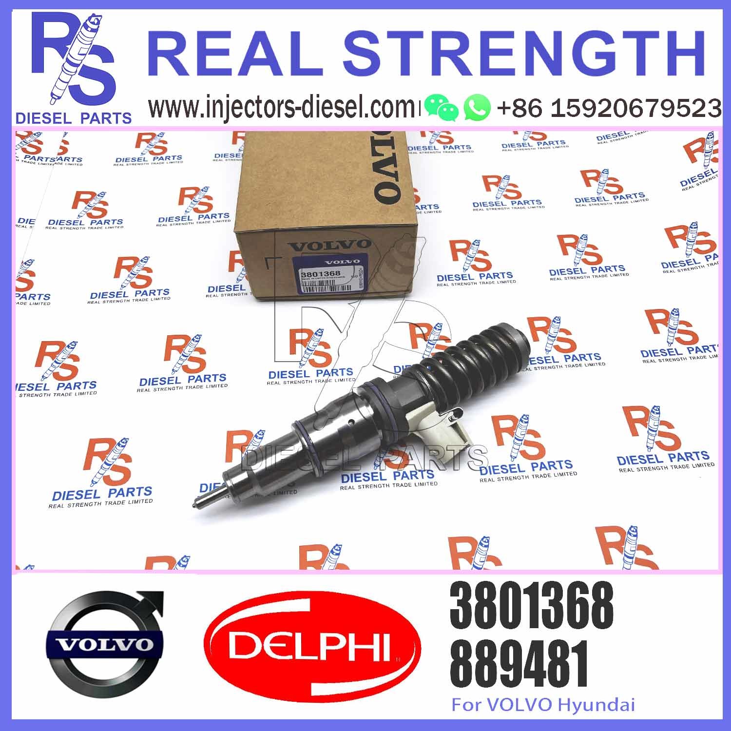 4 PINS diesel injector BEBE4D27001 BEBE4D18001 3801368 for V-O-L-V PENTA MD13 with 9.5 MM BORE L287PBC