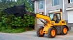 2.5ton 1.3m3 bucket telescopic boom wheel loader with max lifting height 6000mm