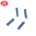 jiayang aglet painting color blue color mesh brass tips aglets brass tip