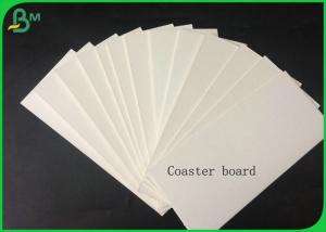 Quality 1.4mm 100% Virgin Pulp White Coaster Board For Making Car Air Fresher Or Coaster wholesale