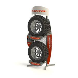 Quality Repair Shop Metal Display Holder Auto Parts Display Rack wholesale