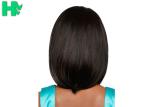 Heat Resistant Casual Short Synthetic Wigs Cap Size Adjustable 120g - 150g