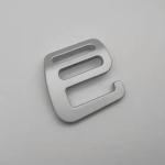 White Triangle Plastic Tri Glide Buckle 31.9mm*30.7mm