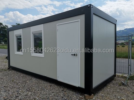 Wall 75mm Garden Working House Barbecue Bar 20ft Flat Packaging Container Mobile House for Family Modern Design Style