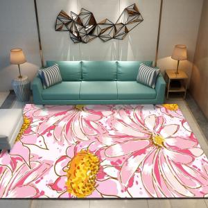 Quality Flower Pattern Aesthetic 3D Modern Figure Artistic Living Room Carpet Hotel Area Rugs (2*2.4m) wholesale