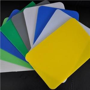 Quality Antistatic Twinwall PP Sheet Yellow Outdoor PP Hollow Board Waterproof wholesale