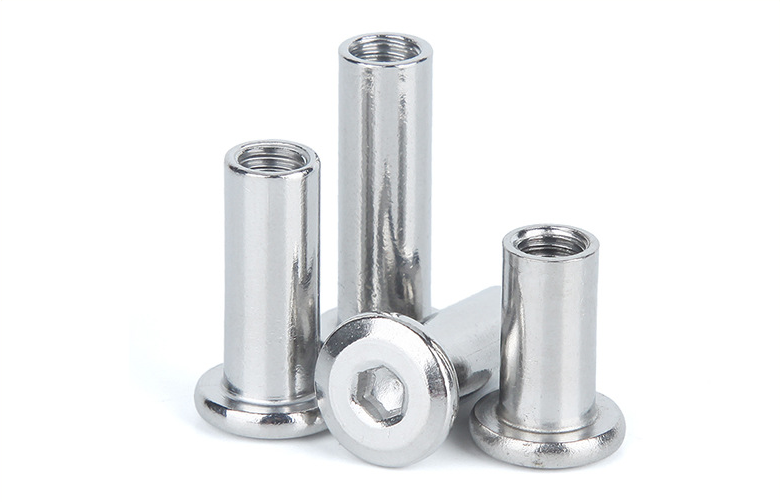 Galvanized Metric Stainless Steel Barrel Nut Binding Post Sleeve Hex Nut for Furniture Connector GB Standard Metric Measurement System