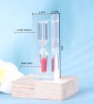 Custom Small Lucite Hourglass Sand Timer For Promotional Gift