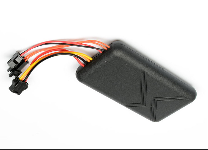 Black GSM Mini Motorybike GPS Tracker SOS Alert Voice Monitoring With Relay