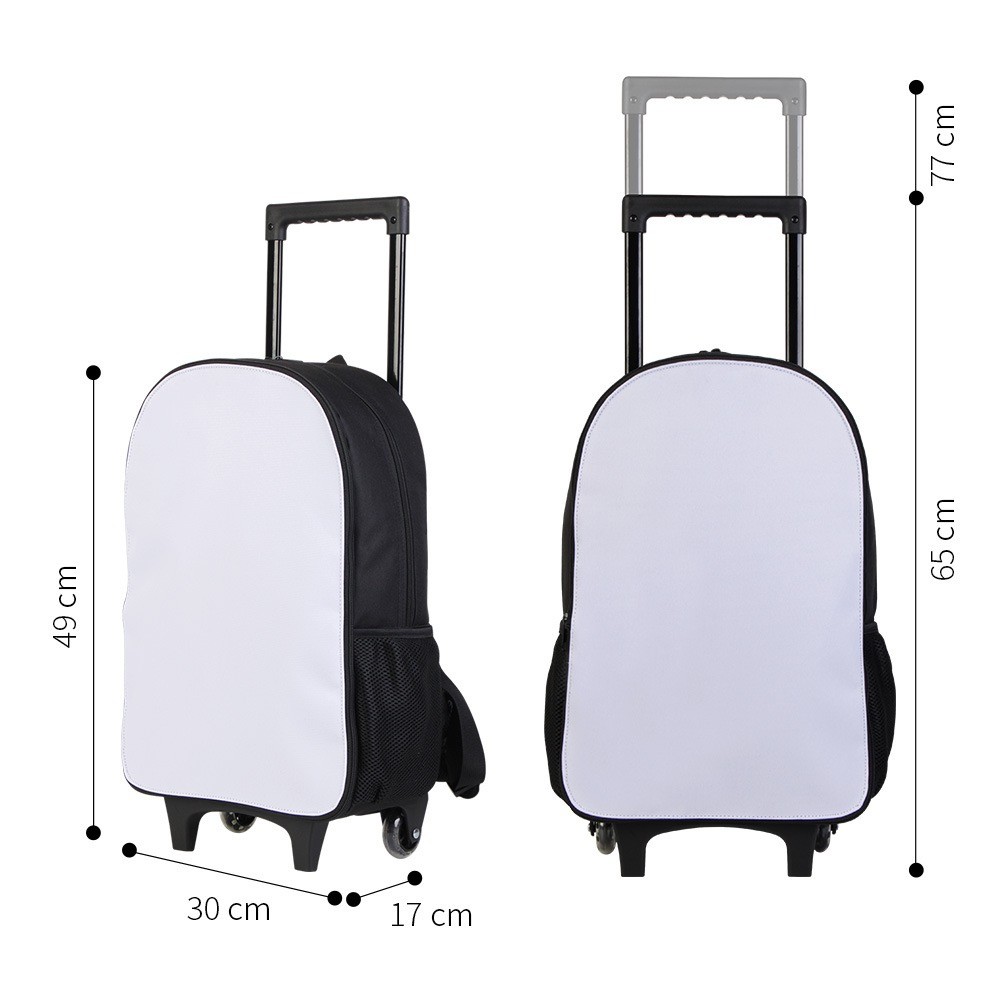 Sublimation Trolleybag Multifunctional Blank Big Capacity Trolley case For DIY Personalized LOGO