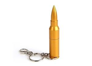 Quality Gold Bullet Flash Drive , Metal 256g High Capacity Flash Drive wholesale