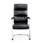 Boss Office Supplies Black High Back Office Chair GENUINE LEATHER and OEM for
