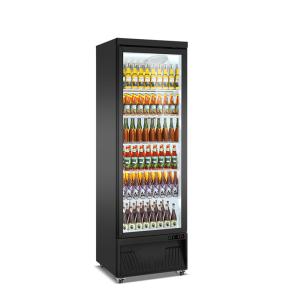 Quality Commercial Upright Beverage Cooler 2~8℃ Automatic Defrost Glass Doors Display Refrigerator wholesale