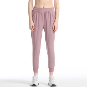 Quality Yoga suit nude yoga pants women high waist hip-lift running tight elastic fitness pants wholesale