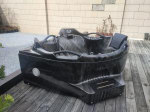 Quality Whirlpool Air Massage Bathtubs 1500 X 800 Indoor Black Wellness Relaxation wholesale