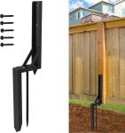 Metal Fence Post Support Stake for Repairing Damaged Gate Posts Frame Material