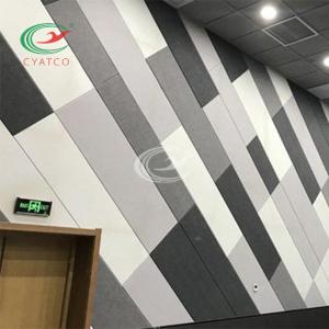 Quality Rectangle Ceiling Noise Reduction Tiles Nontoxic Polyester Fibre wholesale