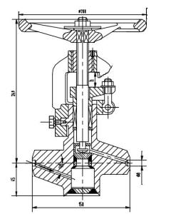 Quality Carbon Steel Electric Valve Actuator, Cut-off Valve J61Y DN5 wholesale