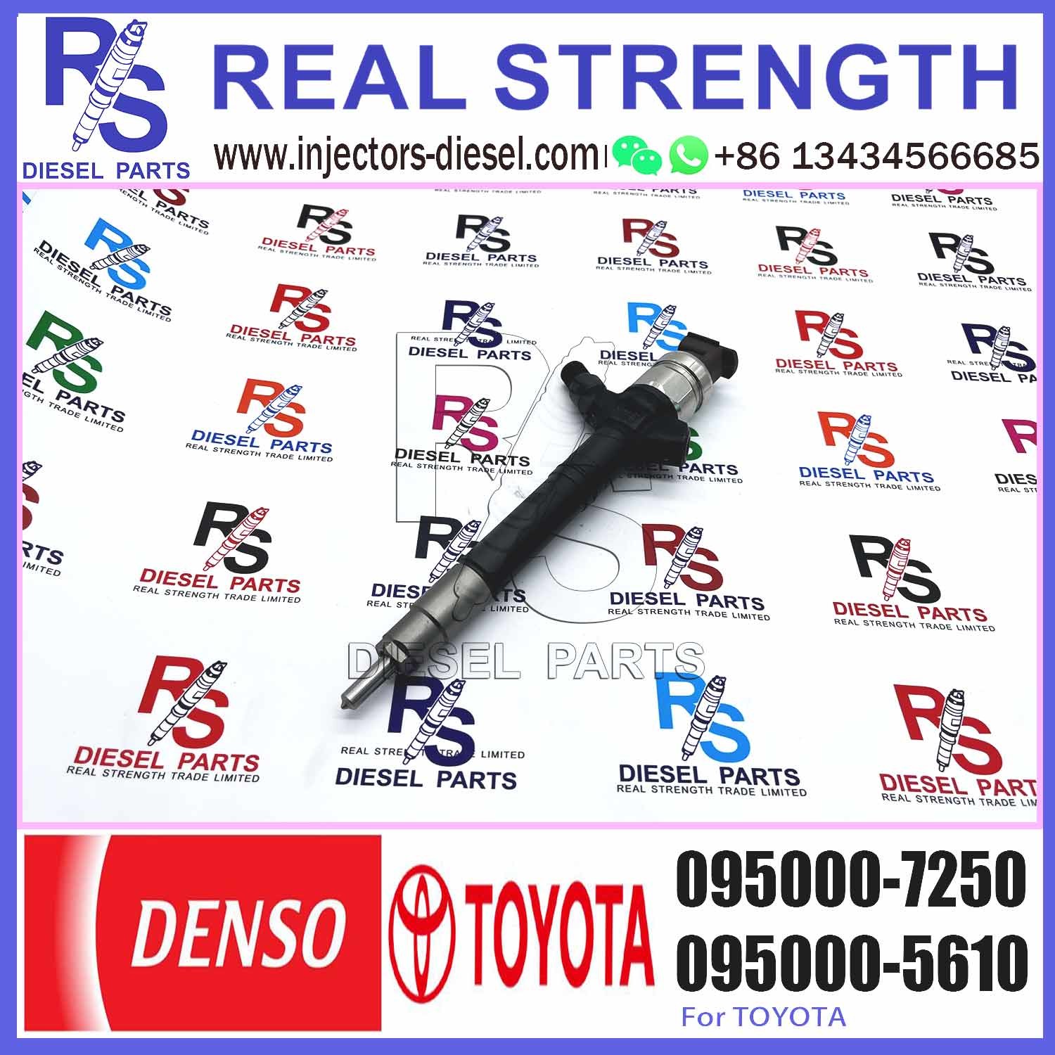 New Injector 0950007250 095000-7250 23670-0R160 23670-0R110 Diesel Injector DCRI107610 7250 for Toyota Avensis 2.2 D 2AD