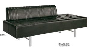 Quality waiting chair for hair salon /long bench / leather sofa with competitive price H-006 wholesale