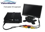 128GB Black Mobile Cctv Dvr For Vehicles / Van / Cab / Truck 4G Function