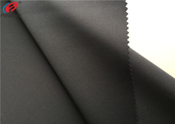 Cheap Garment Weft Knitted Fabric , Stretch Polyester Scuba Fabric 62'' Width for sale