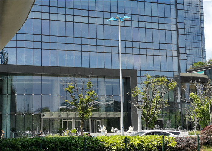 RAL Painted Conical High Mast Light Pole , Steel Electric Pole H25m Q235