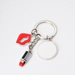 Sublimation Love-Themed Lipstick I LOVE Football Keychain Personalized Soda