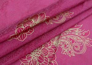 Quality Custom Printed Mattress Ticking Tricot Knit Fabric 110gsm wholesale