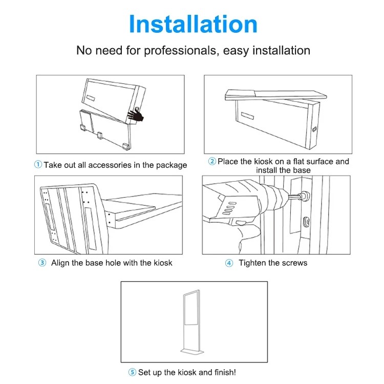 Exhibition Outdoor Digital Signage Display Advertising Waterproof 16:9 350cd/M2