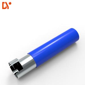 Quality Q195 Steel Lean Tube OD 28mm PE / ABS Coated Colorful Cold Rolled For Industry wholesale