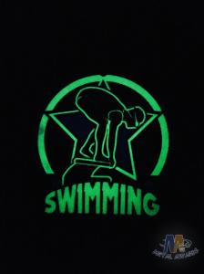 Quality Soft Enamel Custom Zinc Alloy Metal Swimming Glow In The Dark Medals For Races wholesale