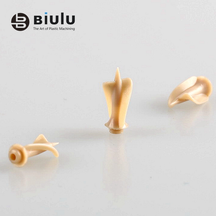 Small Size High Precision Plastic Machining CNC Parts 0.01mm Tolerance