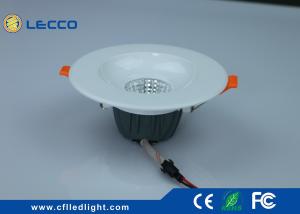 Quality 30 000H CRI &gt; 80 LED Recessed Downlight Die Cast Aluminum Frame COB 15W 100 LM / W 2700K - 6400K wholesale