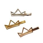 Metal Crown Hair Clip Pin Set Accessories Girl 7x2.5cm