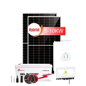 Quality 5kw 10kw 15kw 20kw 30kw Hybrid Solar and Wind Energy System with LiFePO4 Lithium Battery wholesale