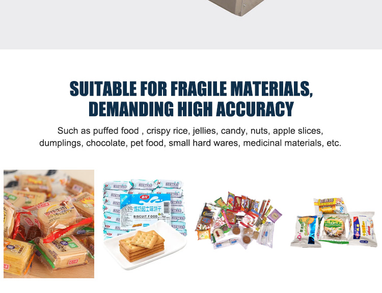 Temperature Control Crackers Biscuit Film Auto Packing Machine With Counting